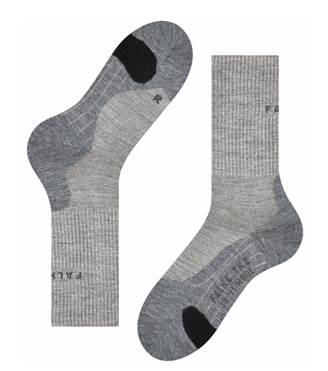 Falke Trekking <span>16395 4310 TK2 Wool</span> 16395 4310 TK2 Wool grijs - www.bremmerschoenen.live - Bremmer Schoenen