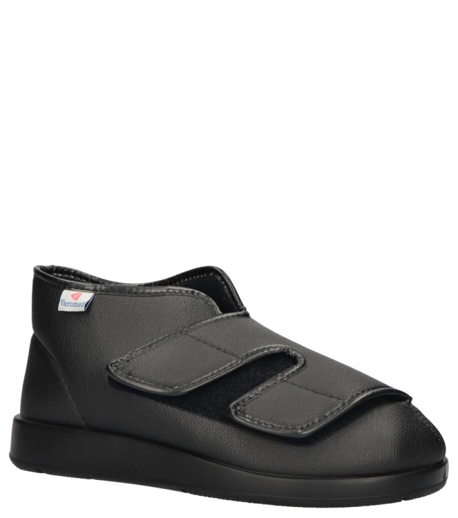 Varomed verbandpantoffel <span>60924.60 London Laag</span> 60924.60 London Laag zwart - www.bremmerschoenen.live - Bremmer Schoenen