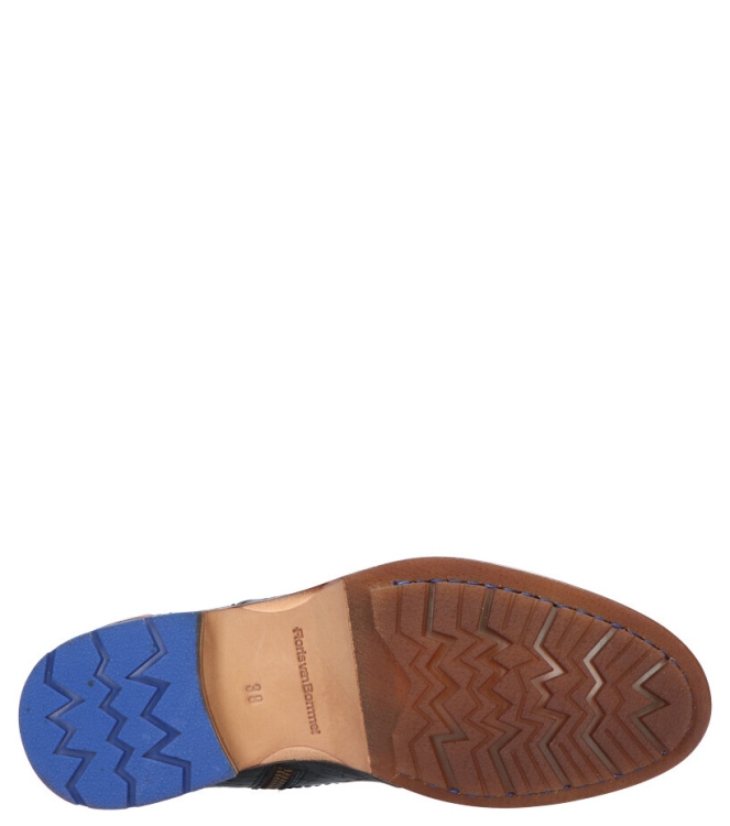 Floris van Bommel Veterboot <span>85644/01</span> 85644/01 zwart - www.bremmerschoenen.live - Bremmer Schoenen