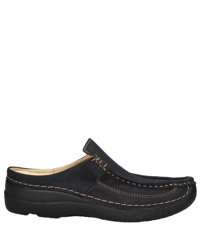 Wolky Slipper <span>0620211 800 Roll Slide</span> 0620211 800 Roll Slide blauw - www.bremmerschoenen.live - Bremmer Schoenen