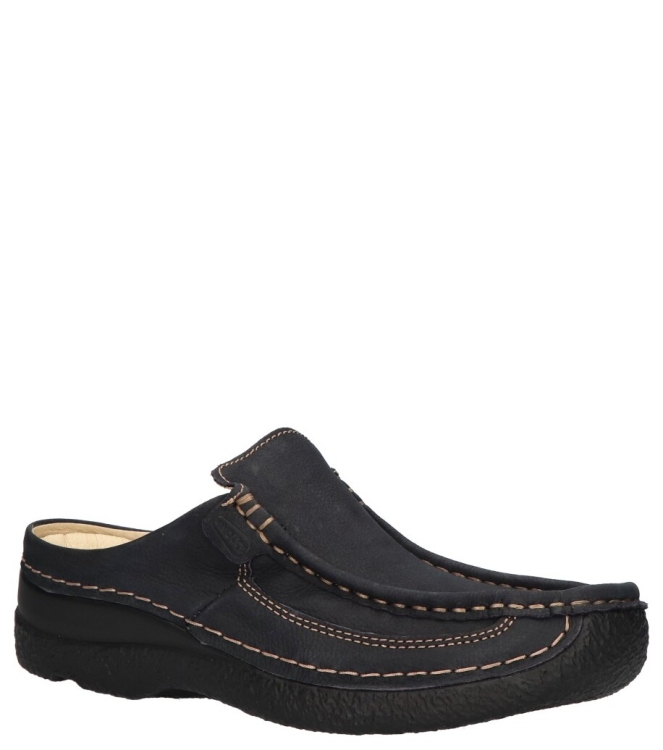 Wolky Slipper <span>0620211 800 Roll Slide</span> 0620211 800 Roll Slide blauw - www.bremmerschoenen.live - Bremmer Schoenen