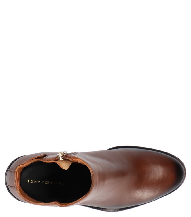 Tommy Hilfiger Enkellaars <span>FW0FW05164 GOW</span> FW0FW05164 GOW cognac - www.bremmerschoenen.live - Bremmer Schoenen