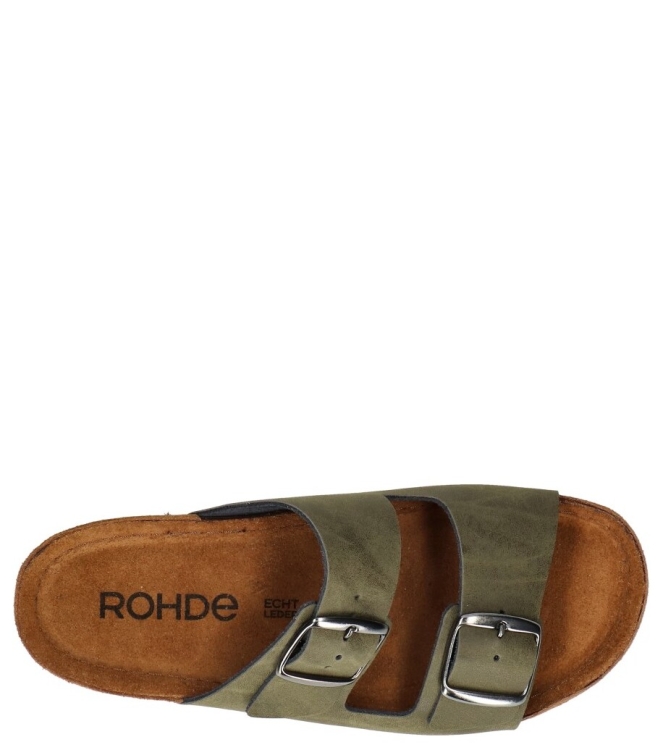 Rohde Rohde slipper <span>5856 61</span> 61 olive Rohde slipper <span>5856 61</span> 5856 61 groen - www.bremmerschoenen.live - Bremmer Schoenen