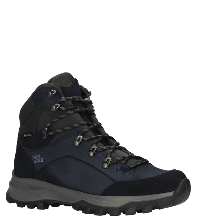 Hanwag Hanwag Wandelschoen <span>203201-007064 Banks Narrow Lady GTX</span> 007064 Navy/ Asphalt Hanwag Wandelschoen <span>203201-007064 Banks Narrow Lady GTX</span> 203201-007064 Banks Narrow Lady GTX blauw - www.bremmerschoenen.live - Bremmer Schoenen