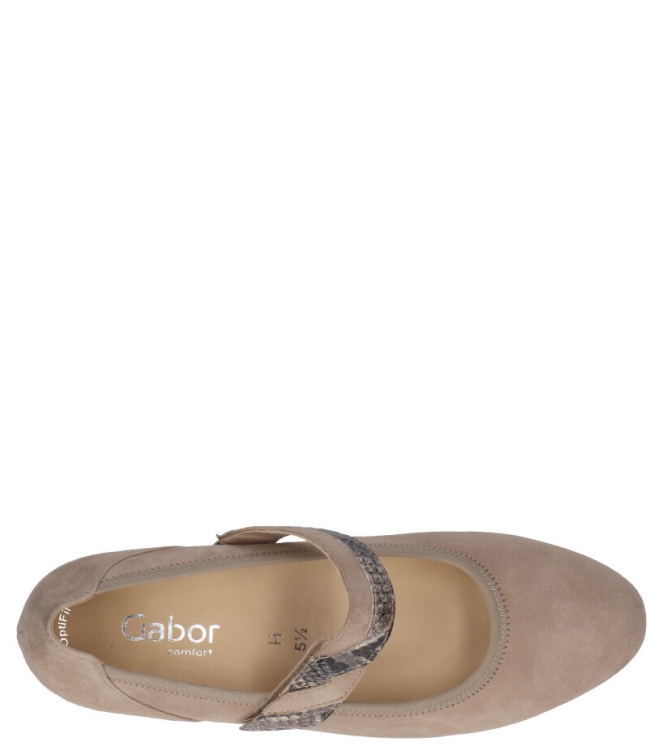 Gabor Bandschoen <span>66.129.32</span> 66.129.32 beige - www.bremmerschoenen.live - Bremmer Schoenen