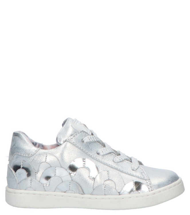 Jochie-Freaks sneaker <span>21102-910</span> 21102-910 zilver - www.bremmerschoenen.live - Bremmer Schoenen