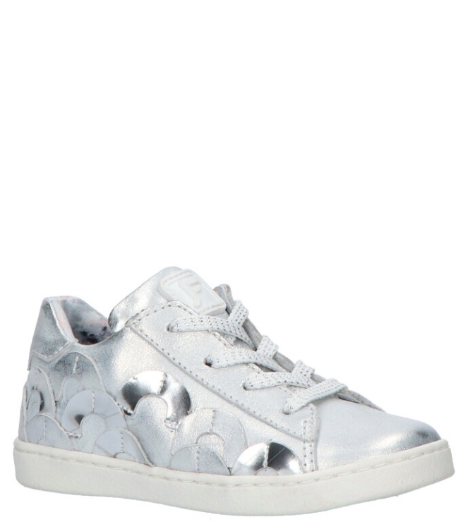 Jochie-Freaks sneaker <span>21102-910</span> 21102-910 zilver - www.bremmerschoenen.live - Bremmer Schoenen