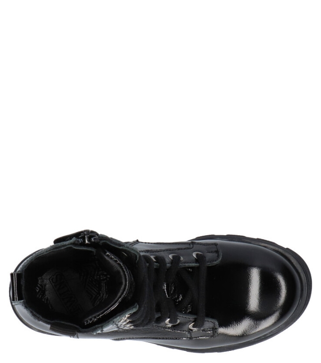 Twins Twins Veterboot <span>321675 689</span> 689 Black Patent Twins Veterboot <span>321675 689</span> 321675 689 zwart - www.bremmerschoenen.live - Bremmer Schoenen