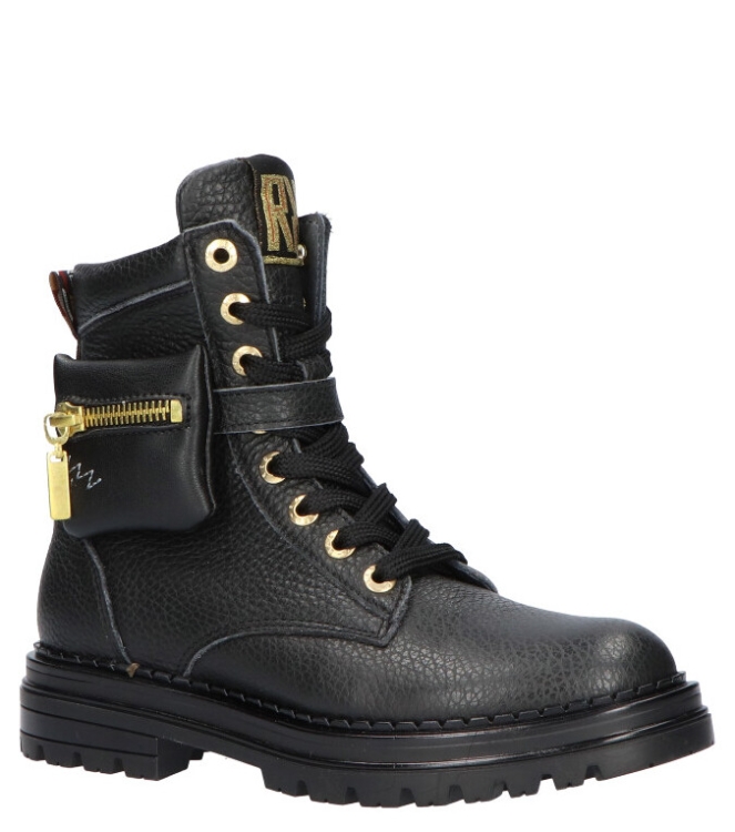 Red-Rag Red-Rag Veterboot <span>12294 922</span> 922 Black Nappa Red-Rag Veterboot <span>12294 922</span> 12294 922 zwart - www.bremmerschoenen.live - Bremmer Schoenen