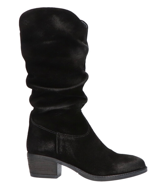 Aqa Aqa laars <span>A8264 B65</span> B65 velour black Aqa laars <span>A8264 B65</span> A8264 B65 zwart - www.bremmerschoenen.live - Bremmer Schoenen