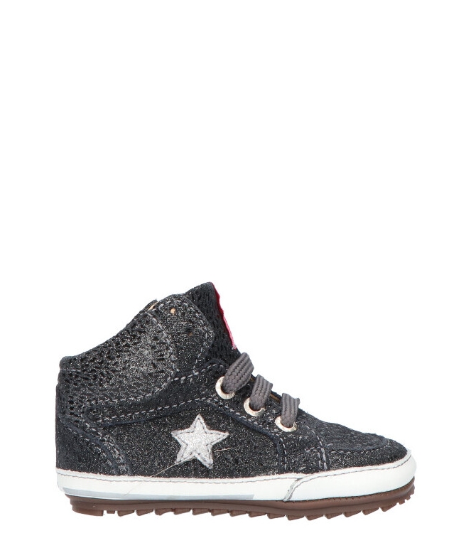 Shoesme Shoesme babyschoen <span>BP21W026-C</span> Black Silver Shoesme babyschoen <span>BP21W026-C</span> BP21W026-C zwart - www.bremmerschoenen.live - Bremmer Schoenen