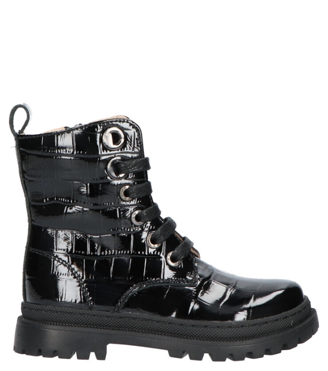 Shoesme Shoesme veterboot <span>NT21W005-B</span> Shiny Black Shoesme veterboot <span>NT21W005-B</span> NT21W005-B zwart - www.bremmerschoenen.live - Bremmer Schoenen