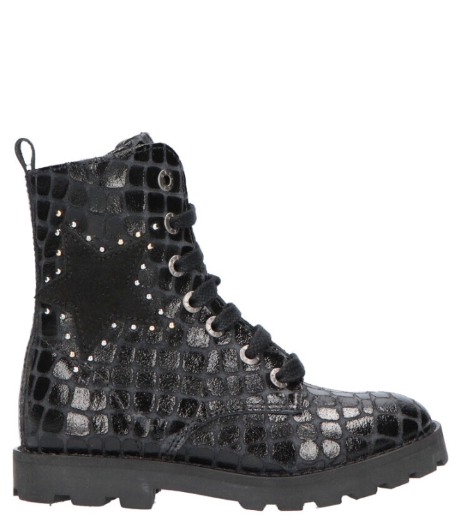 Shoesme veterboot <span>TA21W024-C</span> TA21W024-C zwart - www.bremmerschoenen.live - Bremmer Schoenen