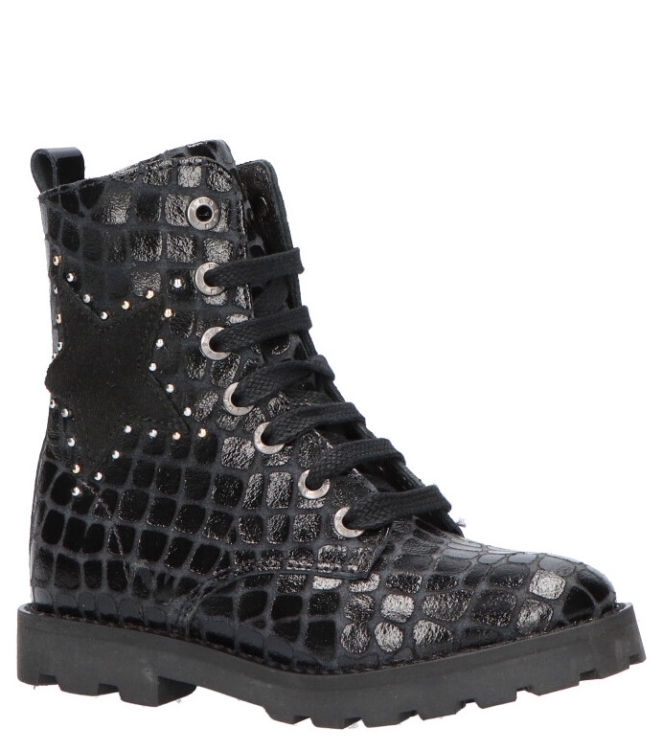 Shoesme veterboot <span>TA21W024-C</span> TA21W024-C zwart - www.bremmerschoenen.live - Bremmer Schoenen