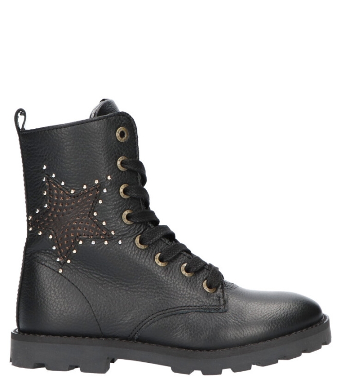 Shoesme veterboot <span>TA21W024-B</span> TA21W024-B zwart - www.bremmerschoenen.live - Bremmer Schoenen
