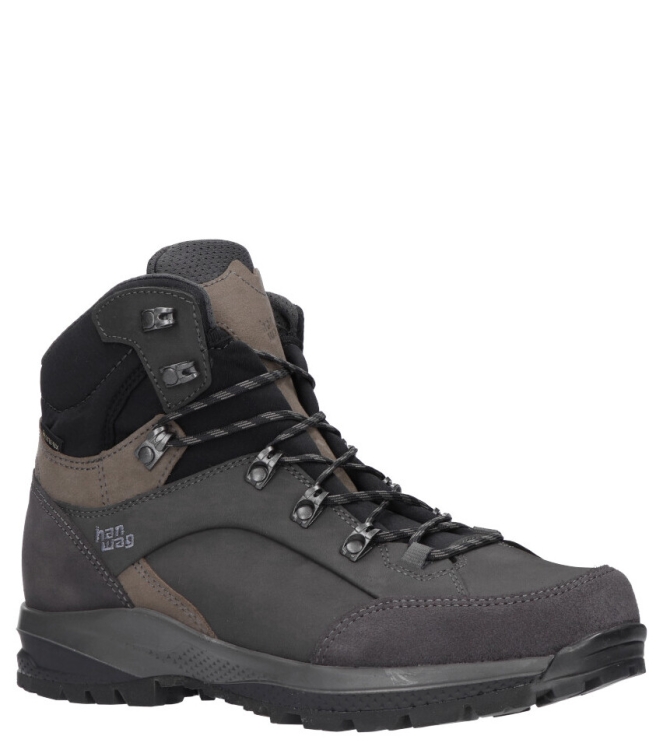 Hanwag Hanwag Wandelschoen <span>203100-064295 Banks SF Extra GTX</span> Asphalt/ Light Brown Hanwag Wandelschoen <span>203100-064295 Banks SF Extra GTX</span> 203100-064295 Banks SF Extra GTX grijs - www.bremmerschoenen.live - Bremmer Schoenen