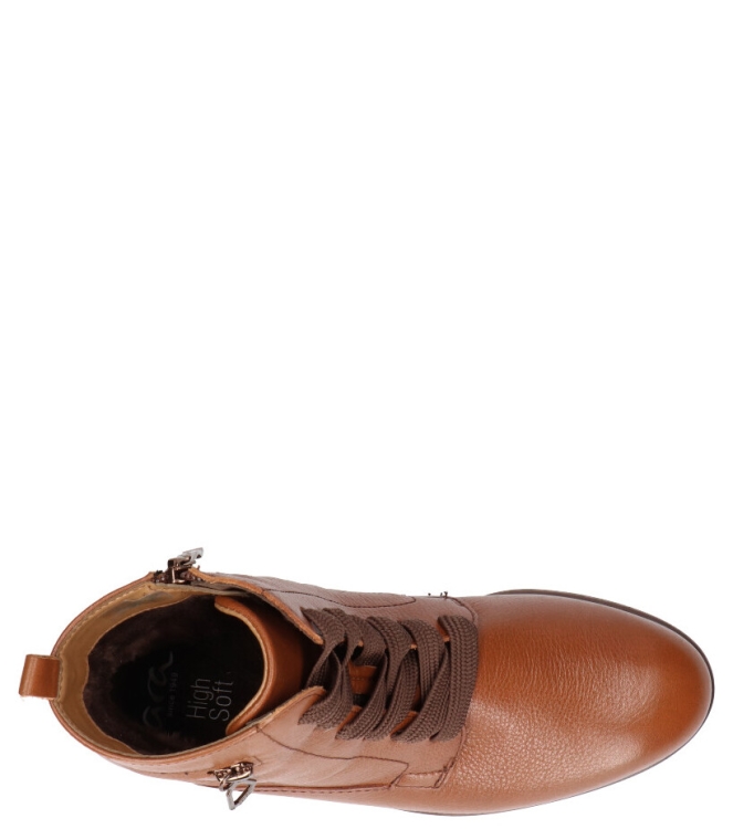 Ara veterboot <span>12-49540-65</span> 12-49540-65 cognac - www.bremmerschoenen.live - Bremmer Schoenen