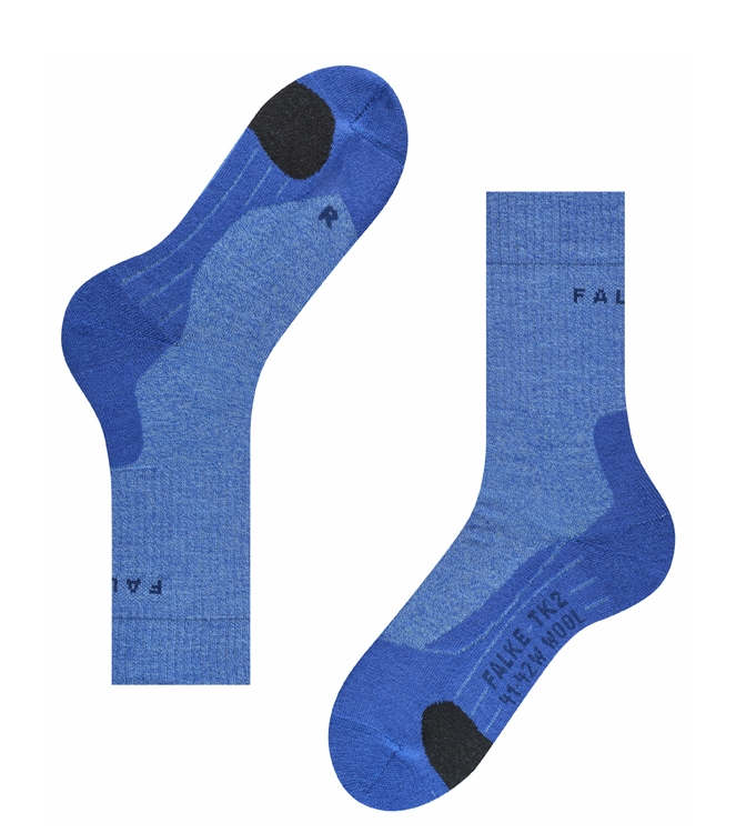 Falke Falke Trekking <span>16395 6545 TK2 Wool</span> Blue Note Falke Trekking <span>16395 6545 TK2 Wool</span> 16395 6545 TK2 Wool blauw - www.bremmerschoenen.live - Bremmer Schoenen