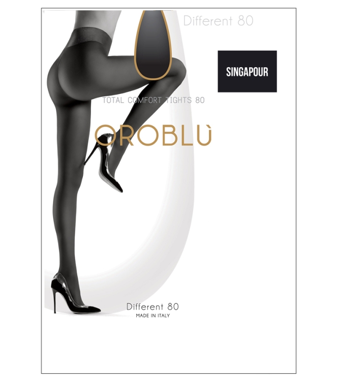 Oroblu Panty <span>Different 80 Singapour</span> Different 80 Singapour grijs - www.bremmerschoenen.live - Bremmer Schoenen