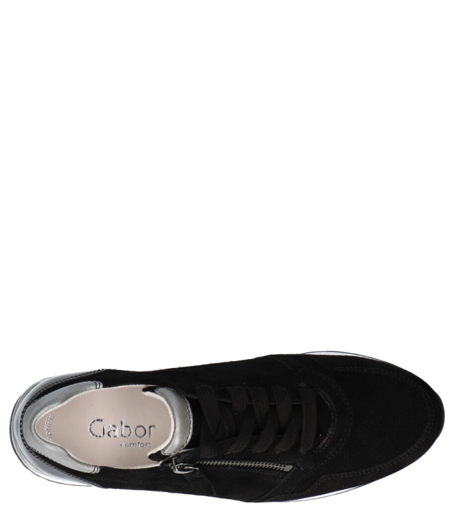 Gabor Gabor sneaker <span>06.528.87</span> 87 schwarz/grey(perf) Gabor sneaker <span>06.528.87</span> 06.528.87 zwart - www.bremmerschoenen.live - Bremmer Schoenen