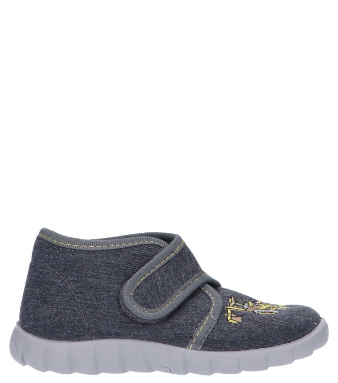 Fischer Fischer kinderpantoffel <span>611545-603</span> 603 asphalt Fischer kinderpantoffel <span>611545-603</span> 611545-603 grijs - www.bremmerschoenen.live - Bremmer Schoenen