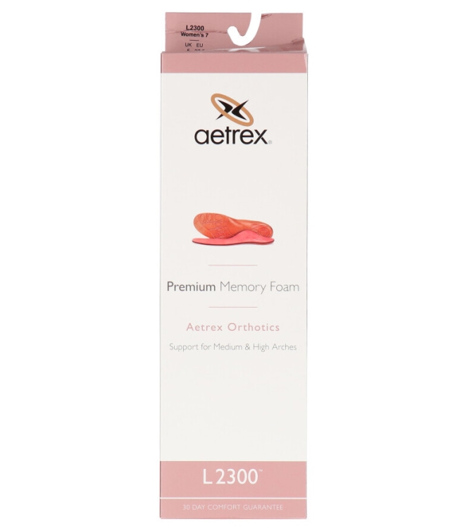 Aetrex Aetrex voetbed <span>L2300W Premium Memory Foam</span> Overig Aetrex voetbed <span>L2300W Premium Memory Foam</span> L2300W Premium Memory Foam meerkleurig - www.bremmerschoenen.live - Bremmer Schoenen
