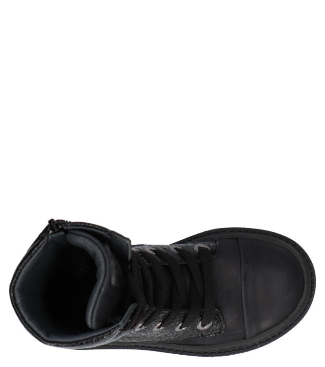 Jochie Freaks veterboot <span>JF-22582 214 Jutt</span> JF-22582 214 Jutt zwart - www.bremmerschoenen.live - Bremmer Schoenen
