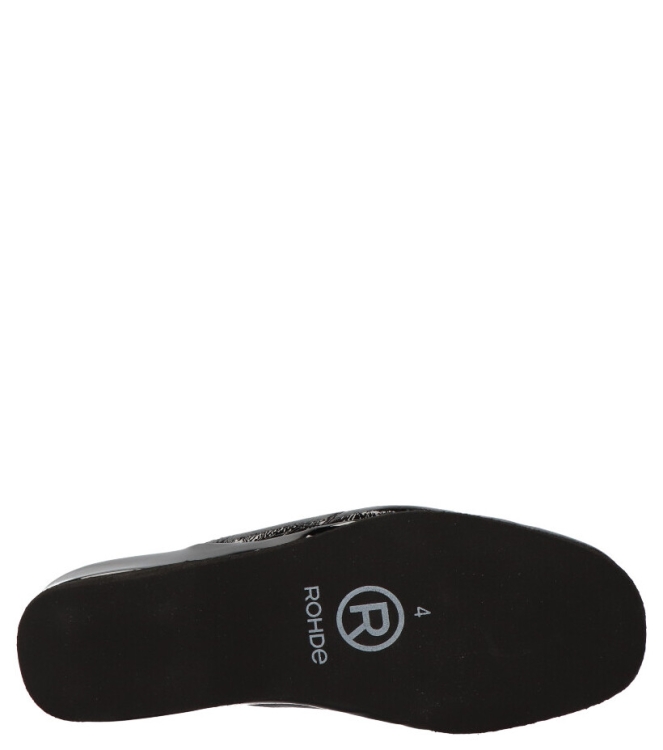 Rohde Rohde pantoffel <span>6142 91</span> Schwarz/ Lack Rohde pantoffel <span>6142 91</span> 6142 91 zwart - www.bremmerschoenen.live - Bremmer Schoenen