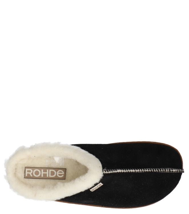 Rohde Rohde pantoffel <span>6125 90</span> Black Rohde pantoffel <span>6125 90</span> 6125 90 zwart - www.bremmerschoenen.live - Bremmer Schoenen