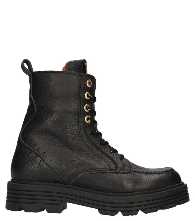Red-Rag Red Rag veterboot <span>12400 922</span> 922 Black Nappa Red Rag veterboot <span>12400 922</span> 12400 922 zwart - www.bremmerschoenen.live - Bremmer Schoenen
