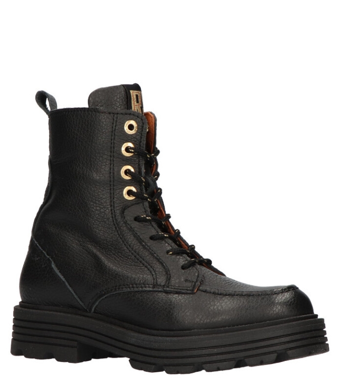 Red-Rag Red Rag veterboot <span>12400 922</span> 922 Black Nappa Red Rag veterboot <span>12400 922</span> 12400 922 zwart - www.bremmerschoenen.live - Bremmer Schoenen