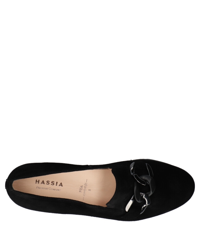 Hassia instapper <span>301537 0100 Pisa</span> 301537 0100 Pisa zwart - www.bremmerschoenen.live - Bremmer Schoenen
