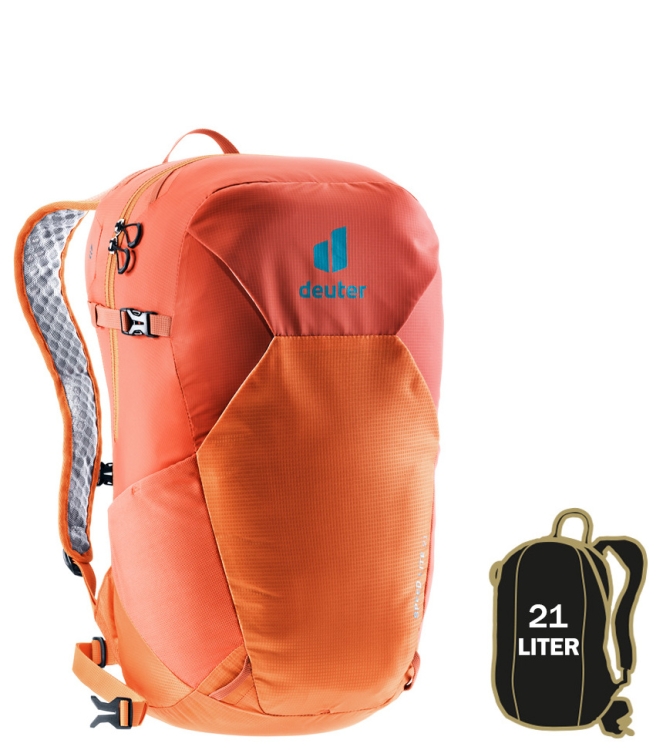 Deuter Deuter rugtas <span>DR3410222-9906 Speed Lite 21</span> Paprika/ Saffron Deuter rugtas <span>DR3410222-9906 Speed Lite 21</span> DR3410222-9906 Speed Lite 21 oranje - www.bremmerschoenen.live - Bremmer Schoenen