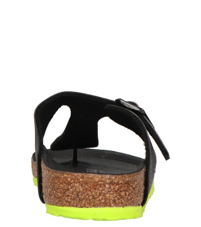 Birkenstock slipper <span>1024387 Gizeh Kids BF</span> 1024387 Gizeh Kids BF zwart - www.bremmerschoenen.live - Bremmer Schoenen