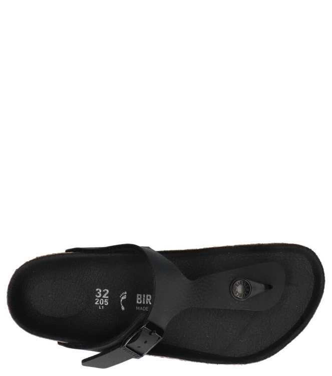 Birkenstock slipper <span>1024387 Gizeh Kids BF</span> 1024387 Gizeh Kids BF zwart - www.bremmerschoenen.live - Bremmer Schoenen