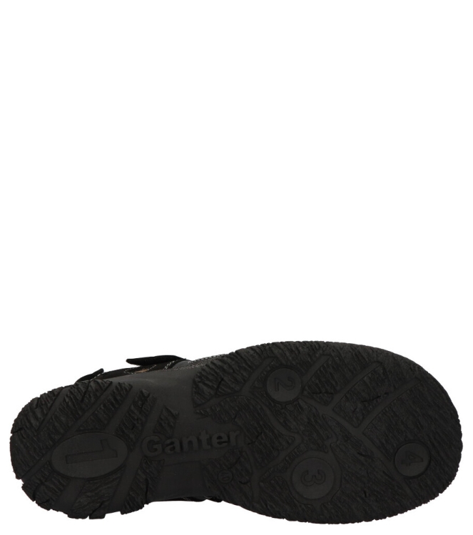 Ganter sandaal <span>257128 0100 Giovanni</span> 257128 0100 Giovanni zwart - www.bremmerschoenen.live - Bremmer Schoenen