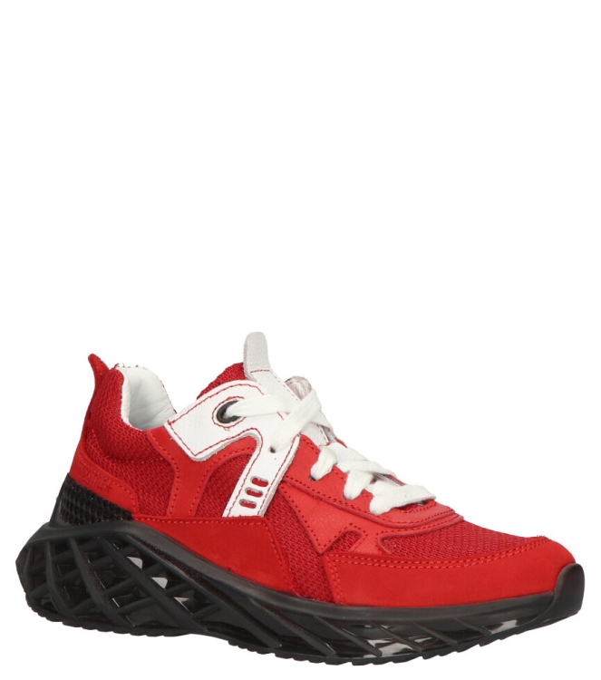 Track style sneaker <span>323390 141 David Dijk</span> 323390 141 David Dijk rood - www.bremmerschoenen.live - Bremmer Schoenen