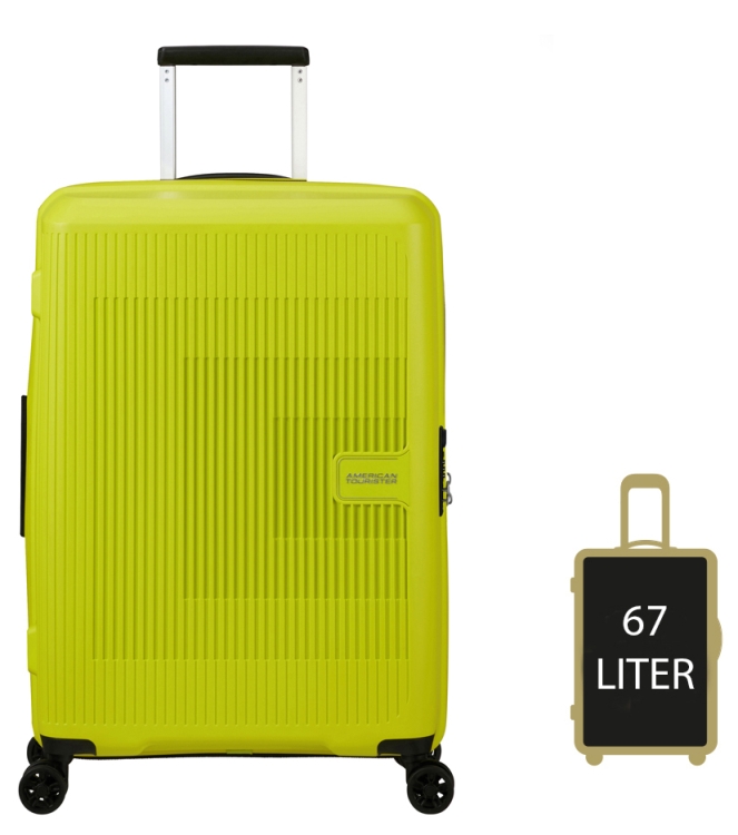 American Tourister AT koffer <span>146820 A067 Aerostep Spinner 67</span> Light Lime AT koffer <span>146820 A067 Aerostep Spinner 67</span> 146820 A067 Aerostep Spinner 67 groen - www.bremmerschoenen.live - Bremmer Schoenen