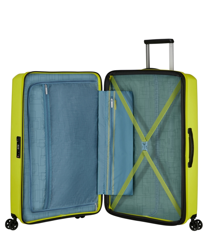 AT Koffer <span>146821 A067 Aerostep Spinner 77</span> 146821 A067 Aerostep Spinner 77 groen - www.bremmerschoenen.live - Bremmer Schoenen