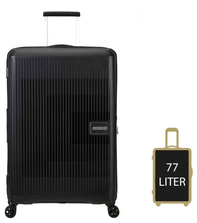 American Tourister AT Koffer <span>146821 1041 Aerostep Spinner 77</span> Black AT Koffer <span>146821 1041 Aerostep Spinner 77</span> 146821 1041 Aerostep Spinner 77 zwart - www.bremmerschoenen.live - Bremmer Schoenen
