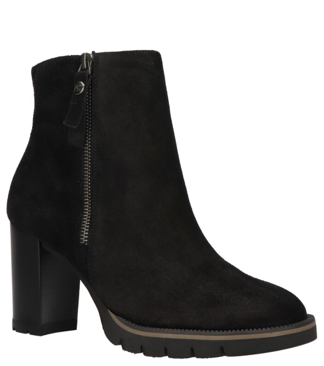 Paul Green Paul Green enkellaars <span>8054 014</span> 014 soft suede black Paul Green enkellaars <span>8054 014</span> 8054 014 zwart - www.bremmerschoenen.live - Bremmer Schoenen