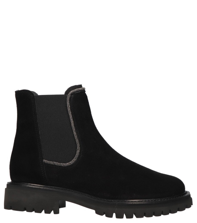 Paul Green Paul Green enkellaars <span>8108 004</span> 004 soft suede black Paul Green enkellaars <span>8108 004</span> 8108 004 zwart - www.bremmerschoenen.live - Bremmer Schoenen