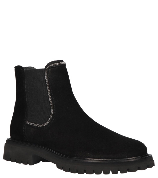 Paul Green Paul Green enkellaars <span>8108 004</span> 004 soft suede black Paul Green enkellaars <span>8108 004</span> 8108 004 zwart - www.bremmerschoenen.live - Bremmer Schoenen