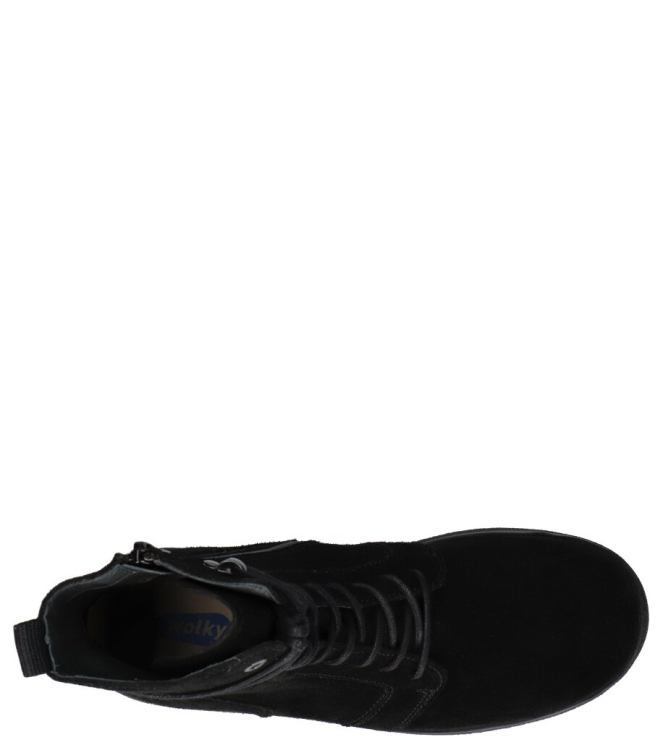 Wolky veterboot <span>0662640 000 Bluff</span> 0662640 000 Bluff zwart - www.bremmerschoenen.live - Bremmer Schoenen