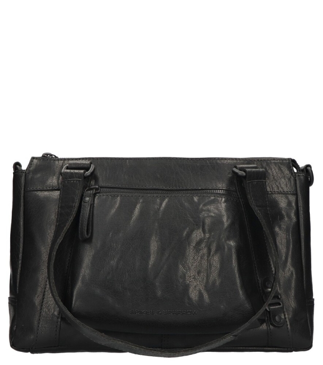 Spikes & Sparrow Spikes & Sparrow tas <span>30119000 Black</span> Black Spikes & Sparrow tas <span>30119000 Black</span> 30119000 Black zwart - www.bremmerschoenen.live - Bremmer Schoenen
