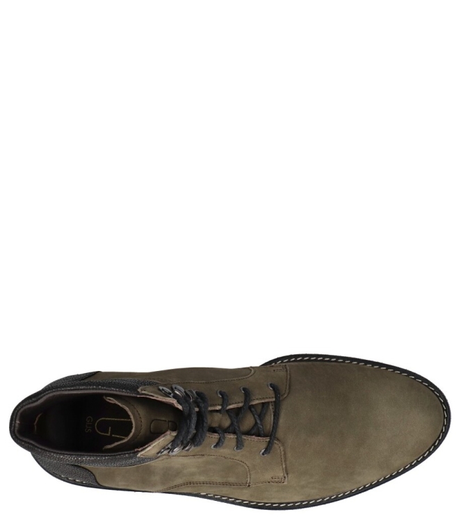 Gijs veterboot <span>2125 015 0760</span> 2125 015 0760 groen - www.bremmerschoenen.live - Bremmer Schoenen