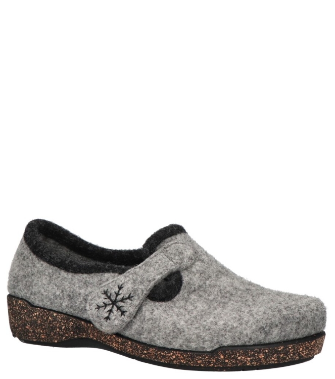 Fischer pantoffel <span>205620 666</span> 205620 666 grijs - www.bremmerschoenen.live - Bremmer Schoenen