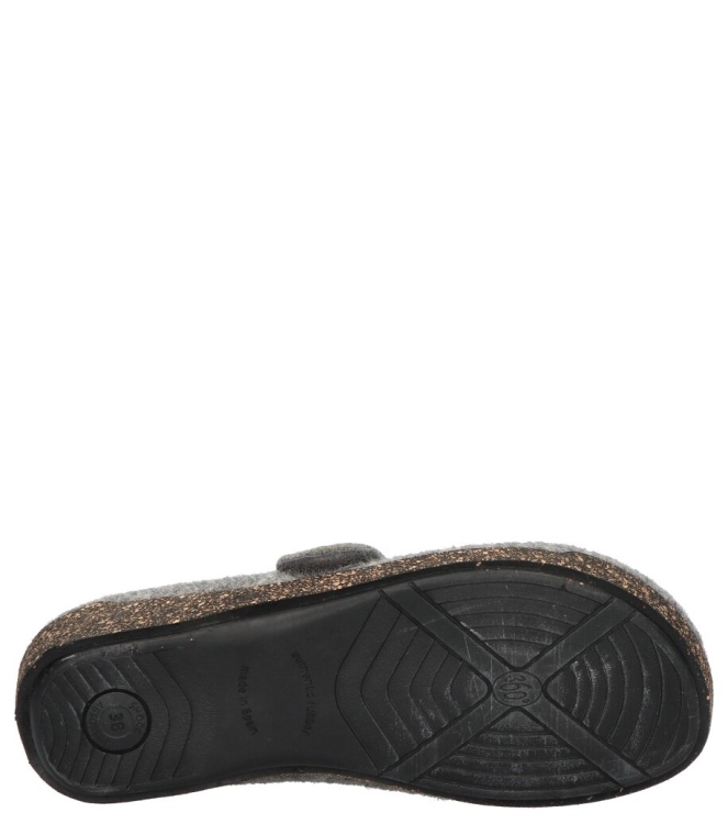 Fischer pantoffel <span>205620 666</span> 205620 666 grijs - www.bremmerschoenen.live - Bremmer Schoenen
