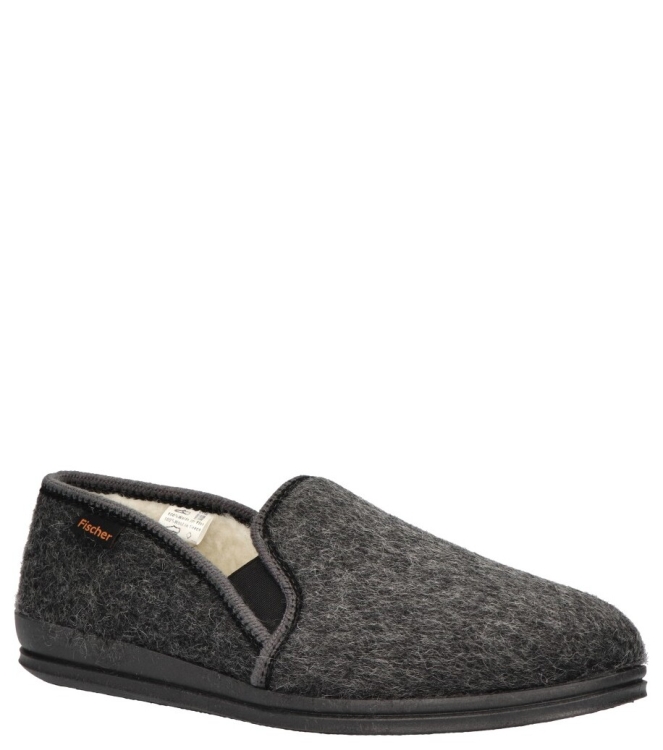 Fischer pantoffel <span>2610 82</span> 2610 82 grijs - www.bremmerschoenen.live - Bremmer Schoenen