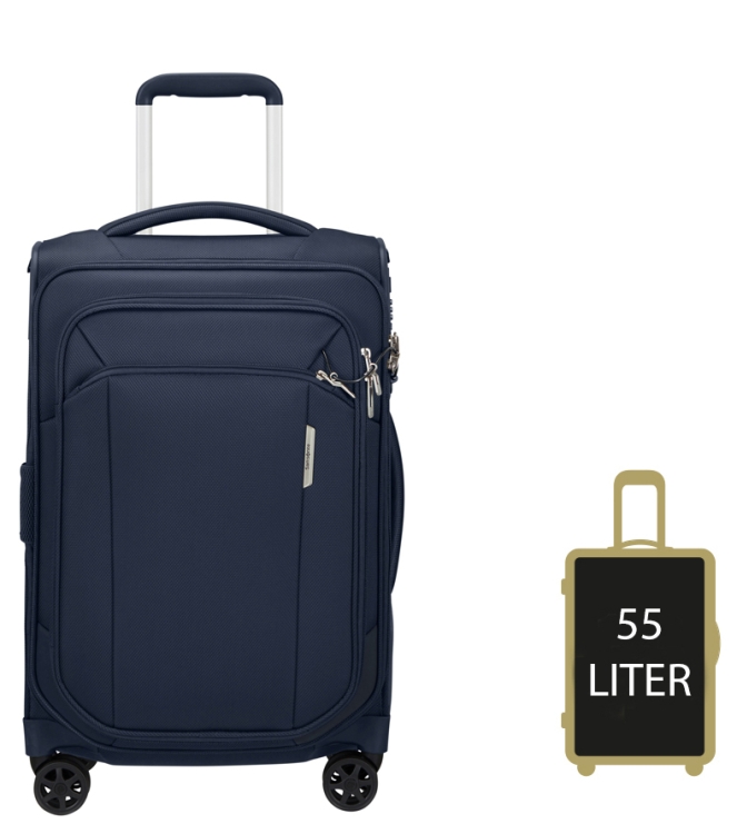 Samsonite Trolley <span>143325 1549 Respark Spinner 55</span> 143325 1549 Respark Spinner 55 blauw - www.bremmerschoenen.live - Bremmer Schoenen